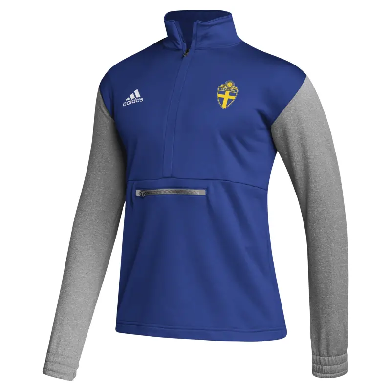 England Footbalkits Sweden National Team adidas Team Crest Pullover Hoodie – Royal – Official World Cup Football Kits