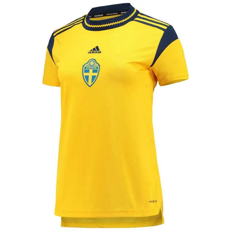 England Footbalkits Sweden Women’s National Team adidas Women’s 2022 Replica Jersey – Yellow – Official World Cup Football Kits