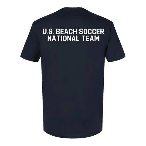 England Footbalkits U.S. Beach Soccer Navy Tee – Official World Cup Football Kits